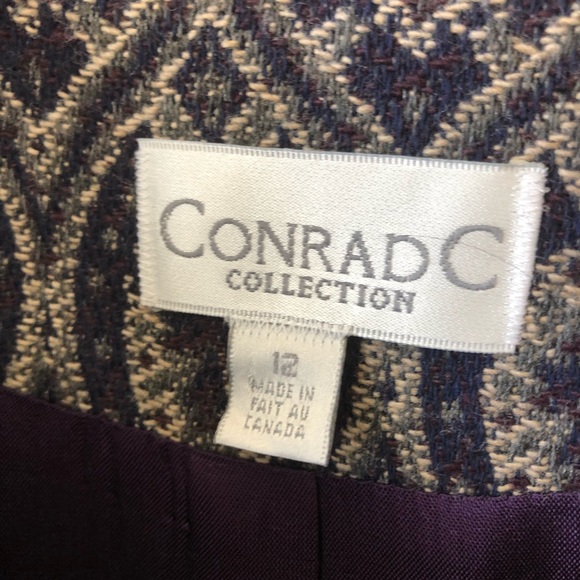 Conrad Jacket. Four button closure. Size 12. - Picture 2 of 4